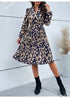Vestido mini de manga larga estilo bohemio Jessica